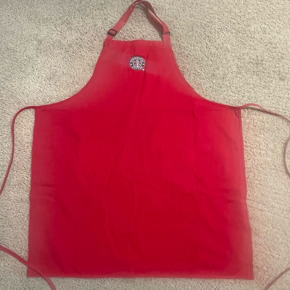 Vintage Starbucks apron with old logo
